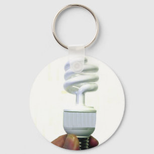 Komprimerad lysrörslampa nyckelring