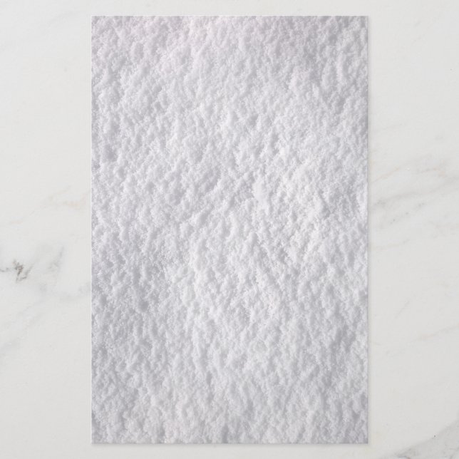 Komprimerad Snö Struktur Brevpapper (Framsida)