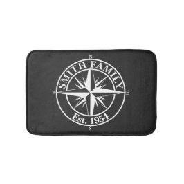 Komprimerad stjärna, mongram, anpassningsbar emble badrumsmatta