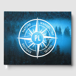 Komprimerad stjärnornas emblem monogram dimma i gr gästböcker