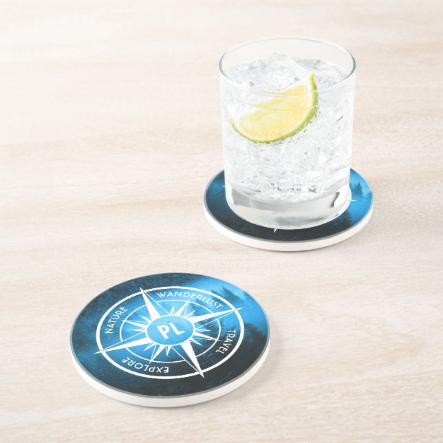 Komprimerad stjärnornas emblem monogram dimma i gr underlägg (Sidan)