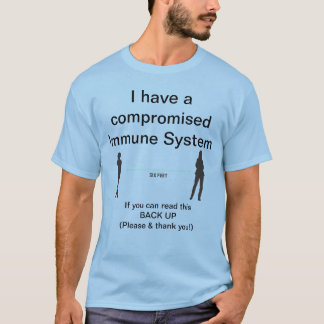 Komprimerat immunsystem Säkerhetskopiera TShirt T Shirt