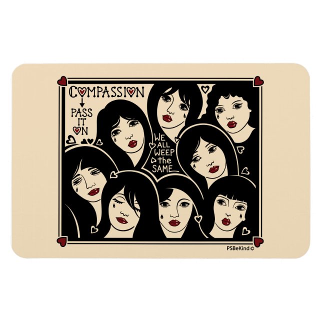 Komprimering skicka den på_Flexible Magnet 6"x4" (Horisontell)