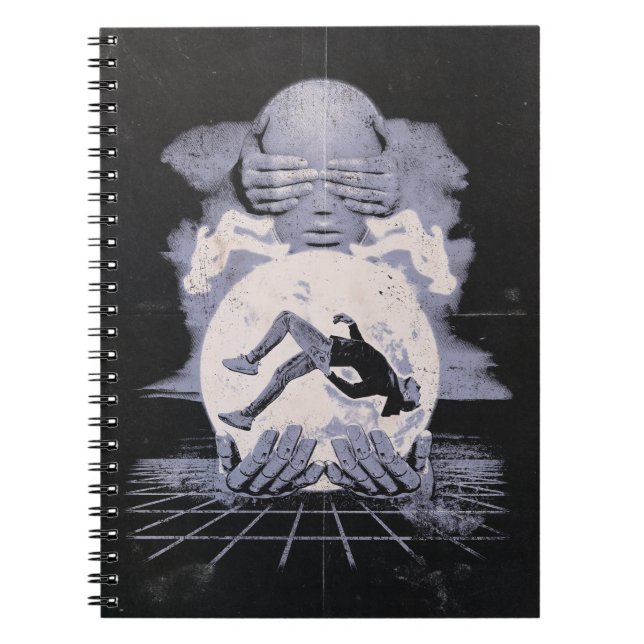 Komprimeringen - Techno-Dystopian Streetwear Desig Anteckningsbok (Framsidan)