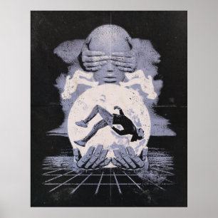 Komprimeringen - Techno-Dystopian Streetwear Desig Poster
