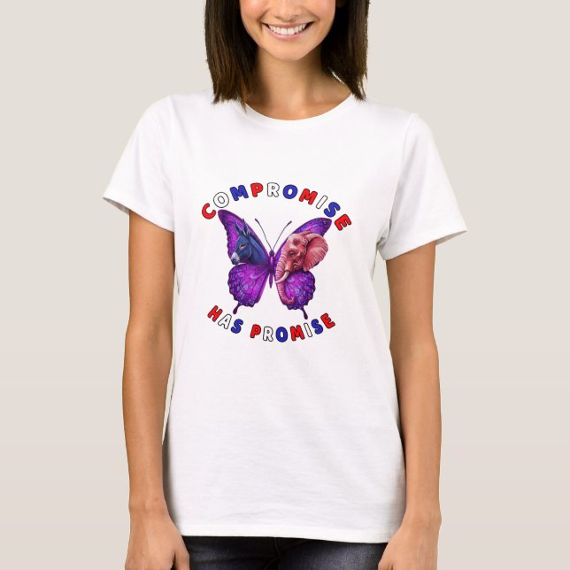 Kompromissen har löfte t shirt (Framsida)