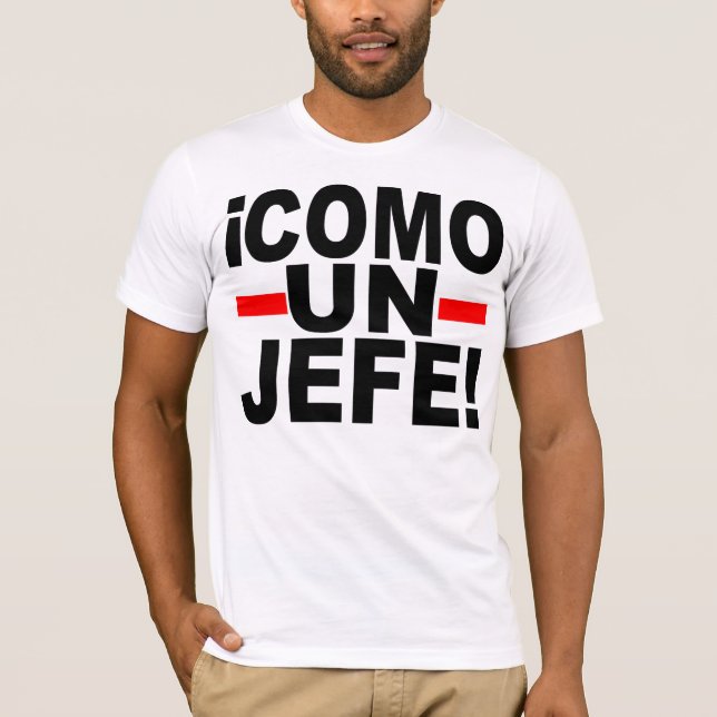 KOMUN JEFE: GILLA EN CHEF! TEE SHIRT (Framsida)