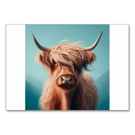 Kon (牛/う し) - Japanska Flash-kort Bordsnummer