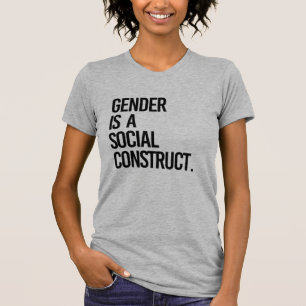 Kön är en social konstruktion t shirt