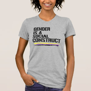Kön är en social konstruktion t shirt