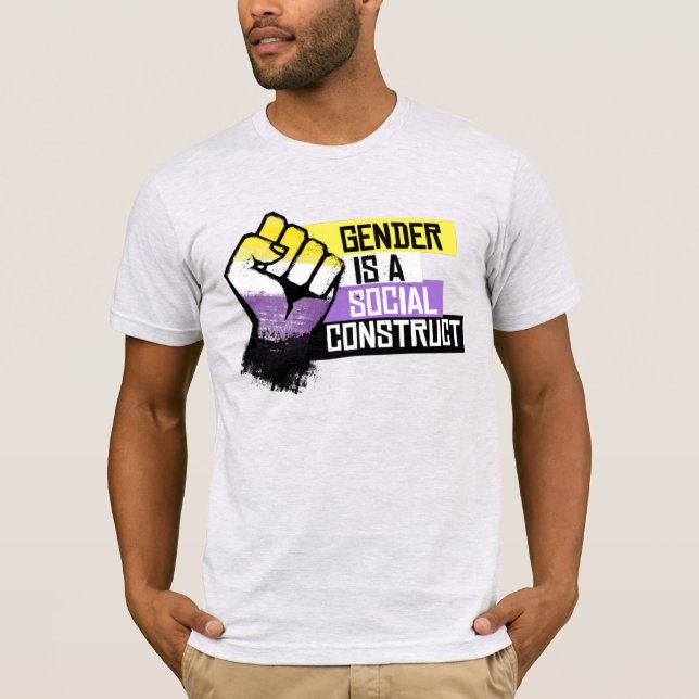 Kön är en social konstruktion t shirt (Framsida)