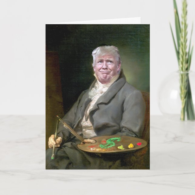 Kon Artist Birthday Card Kort (Framsida)