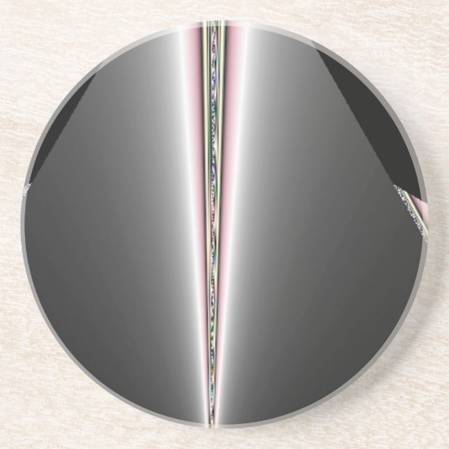 Kon av silver med färgtråd av pastellkrita underlägg (Framsidan)