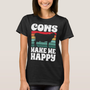 Kon Boskap-kador gör att jag Lycklig T Shirt