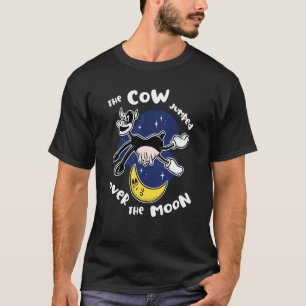 Kon drunknade över Vuxnorna Måne Boys Girls T Shirt
