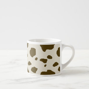 KON FLÅR brunt Espressomugg