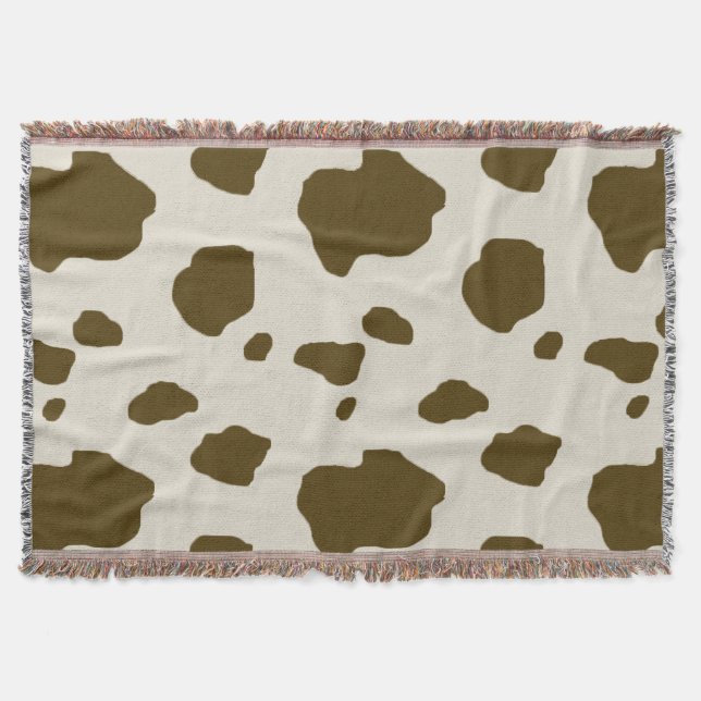 KON FLÅR brunt Mysfilt (Framsidan)