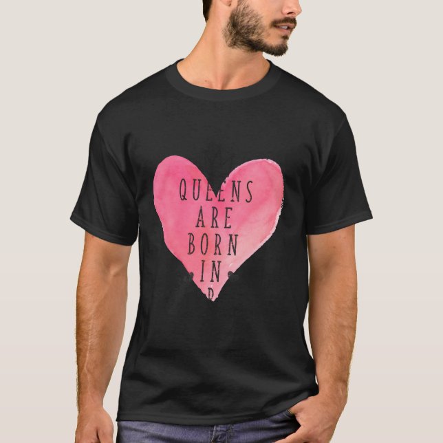 Kön föds i april t shirt (Framsida)
