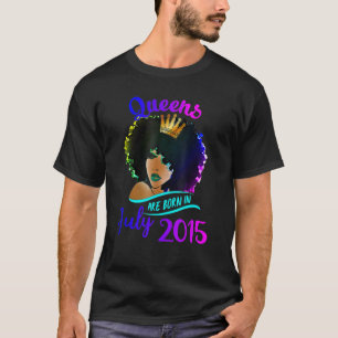 Kön föds upp i juli 2015 7:e för kvinnor t shirt