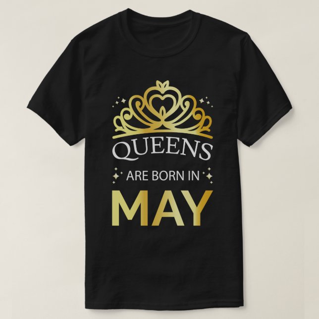 Kön föds upp i maj I T Shirt (Design framsida)