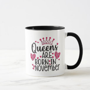 Kön föds upp i november mugg