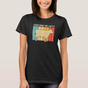 Kon För manar kvinnor Kow Farmer Dairy Farming T Shirt