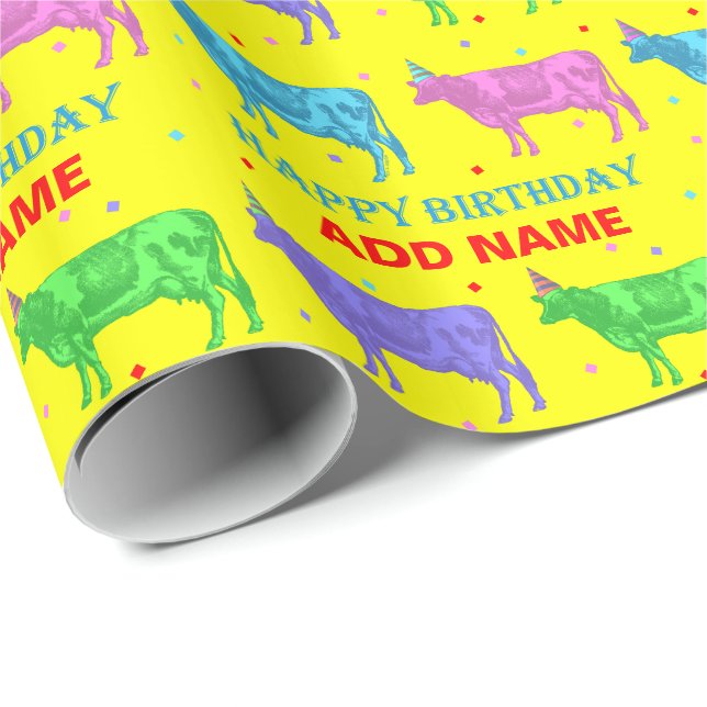 Kon för popup-konst i grattis på födelsedagen presentpapper (Rullad Hörn)