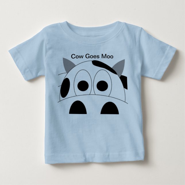 Kon går musmåbarnT-tröja T-shirt (Framsida)