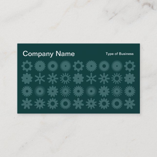 Kon - Grönt 03 - blad Visitkort (Framsida)