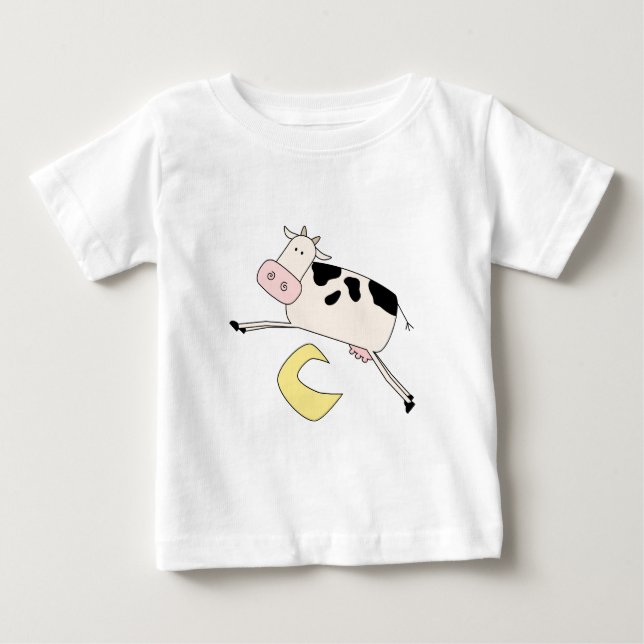 Kon hoppar över måneTshirts och gåvor Tee (Framsida)