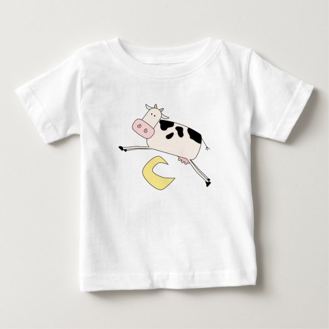 Kon hoppar över måneTshirts och gåvor Tee (Framsida)