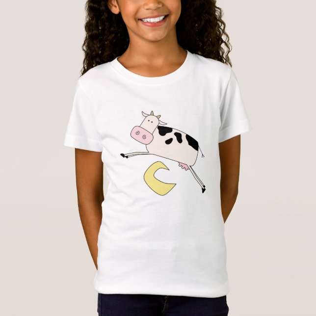 Kon hoppar över måneTshirts och gåvor Tröja (Framsida)