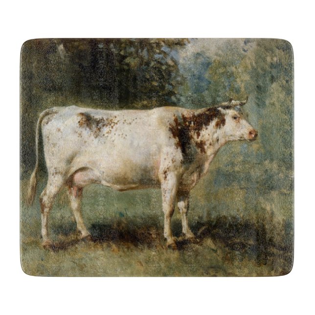 Kon i ett landskap på landsbygden (husdjur) (Framsidan)