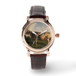 Kon i Fält (husdjur) (av Filippo Palizzi) Armbandsur