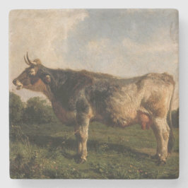 Kon i Fält (husdjur) (av Filippo Palizzi) Stenunderlägg