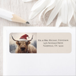 Kon i jultomten Returadress Returadress Etikett