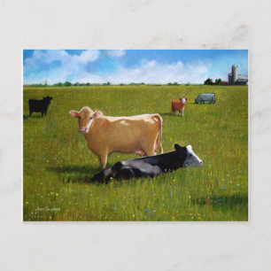 KÖN I PASTURE PASTEL VYKORT