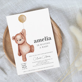 Kön - inbjudan till en neutral Nalle för babyskor
