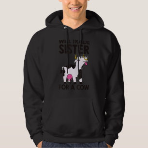 Kon kommer att vara handelssyster för en Cow Boys  Hoodie