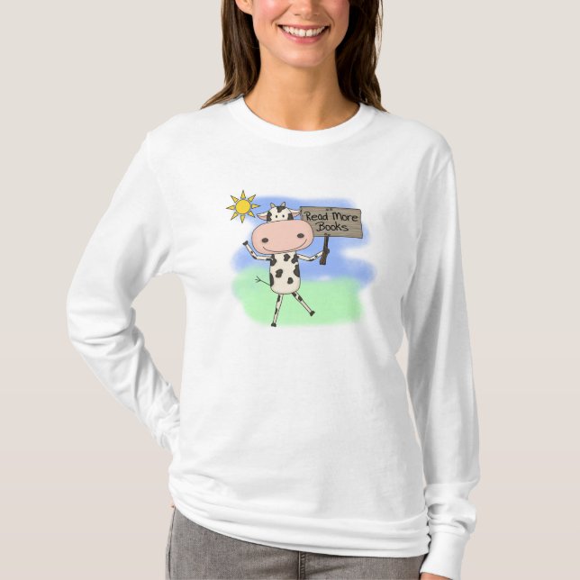 Kon läste mer bokar t shirt (Framsida)