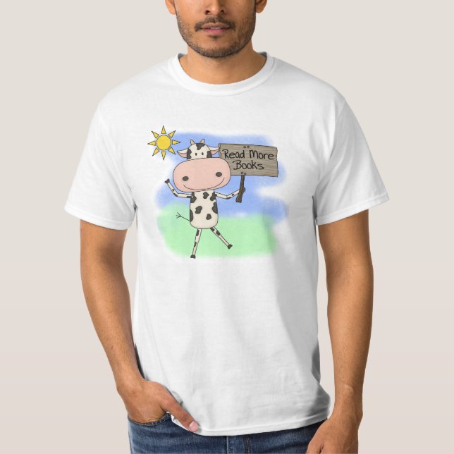 Kon läste mer bokar tee shirt (Framsida)