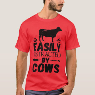 Kon, lätt uppdelad efter Coola av kor T Shirt