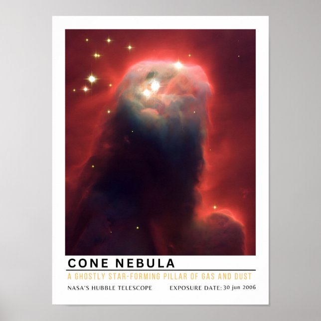 Kon nebulosa rymdutbildning poster (Framsidan)