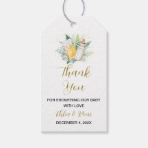 Kön Neutral Baby Shower Tack Märkre