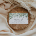 Kön Neutral babyskor Bokar för Baby Tilläggskort<br><div class="desc">Det här är ett enkelt, elegant eucalyptus bokar för baby-inhägnadskort med vattenfärgen grey inslag och ett modernt typsnitt. Redigera alla ordalydelser och all färg* i bröllopsprogrammet mall. * färg i vattenfärgsgrönenery är inte redigerbart // För matchande artiklar, gå till "ASHTON"-samlingen i Sincerely By Nicole Zazzle-butiken. * Om du tycker om...</div>