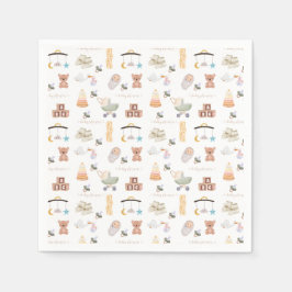 Kön Neutral babystötare Pappersservett