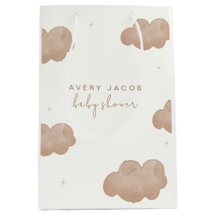 Kön Neutral Boho Clouds Stars Baby Shower