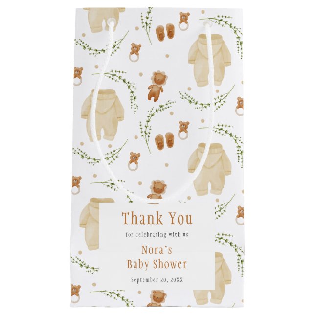 Kön Neutral Boho Mönster Baby Shower (Framsidan)