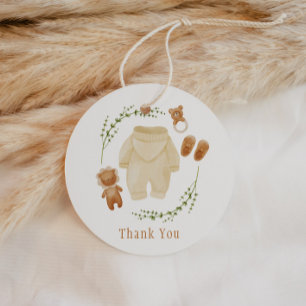 Kön Neutral Boho Mönster Baby Shower Gåvor Etiketter