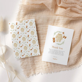 Kön Neutral Boho Mönster Baby Shower Tack Kort